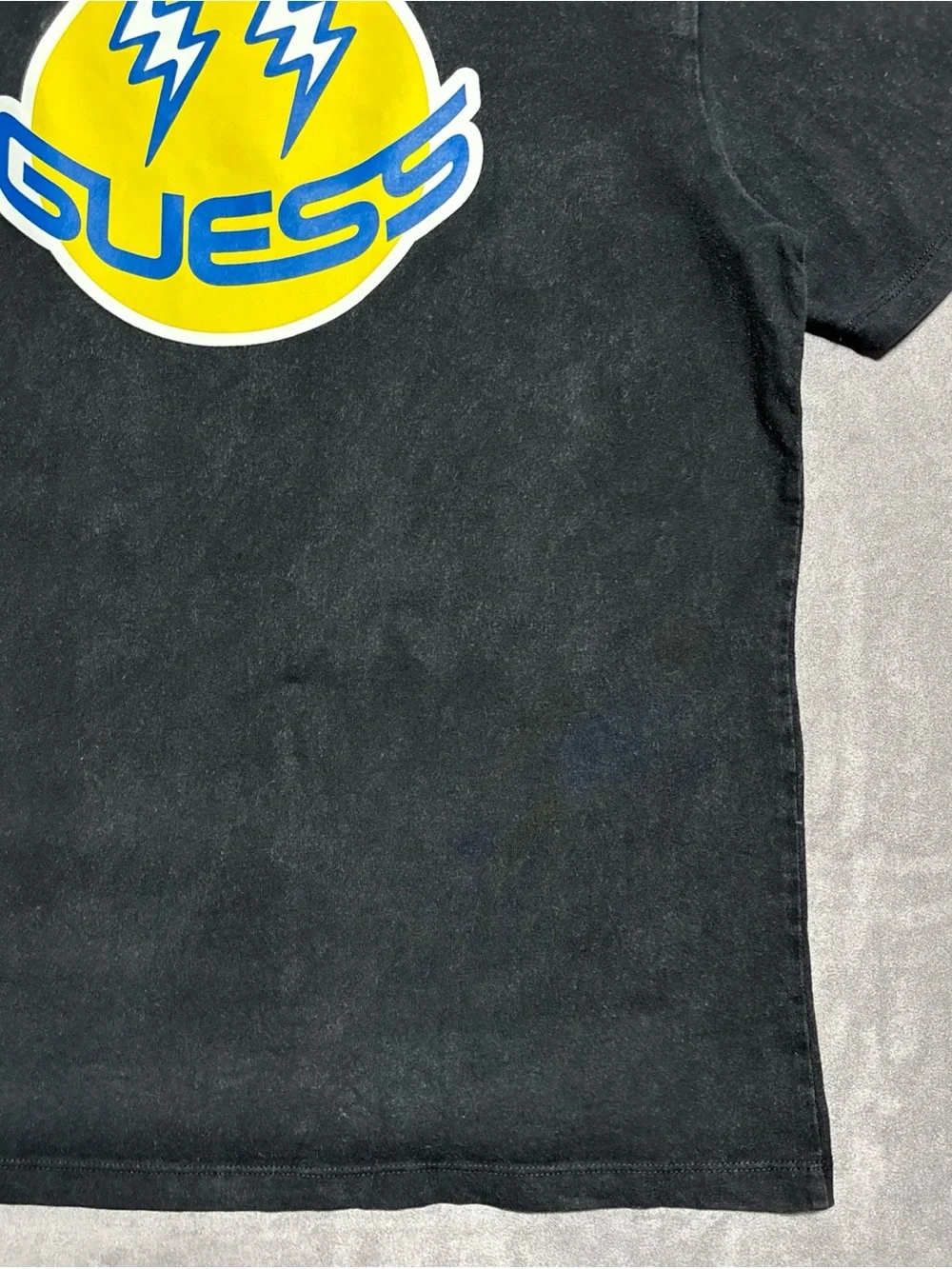 J Balvin x Guess Shirt Mens Medium Vintage Black 2020 Colores StreetWear - Picture 12 of 13